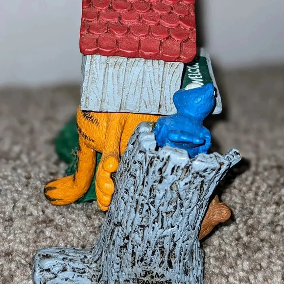 Vintage‎ Garfield Birdhouse Figurine Jim Davis United Feature Syndicate 1978 - Picture 5 of 6